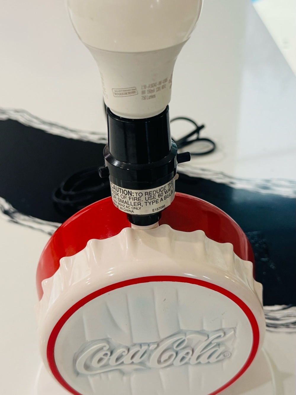 Coca Cola Red Logo Accent Piece